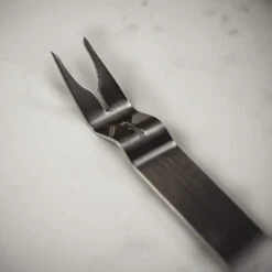 Opinel Cheese Knife & Fork Set - Beech Wood Handle -Kitchen Knife Store 001834 cheeseknife4