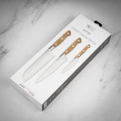 TB Haute Coutellerie Set Of 3 Kitchen Knives - Georges Collection -Kitchen Knife Store 10120161 georgeset box