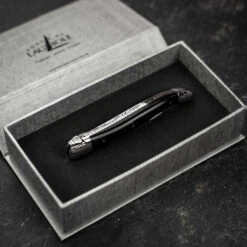 Forge De Laguiole Folding Knife High Polish Blade With Ebony Handle - 11cm 15 Forge De Laguiole Folding Knife High Polish Blade With Ebony Handle - 11cm -Kitchen Knife Store 1211inebbri ebony 1