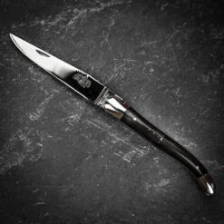 Forge De Laguiole Folding Knife High Polish Blade With Ebony Handle - 11cm 10 Forge De Laguiole Folding Knife High Polish Blade With Ebony Handle - 11cm -Kitchen Knife Store 1211inebbri ebony 2