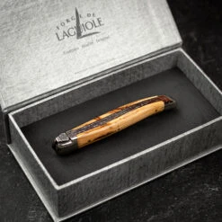 Forge De Laguiole Traditional Folding Knife, 11 Cm, High Polish Finish, Juniper Handle 13 Forge De Laguiole Traditional Folding Knife, 11 Cm, High Polish Finish, Juniper Handle -Kitchen Knife Store 1211ingebri juniperknife 1