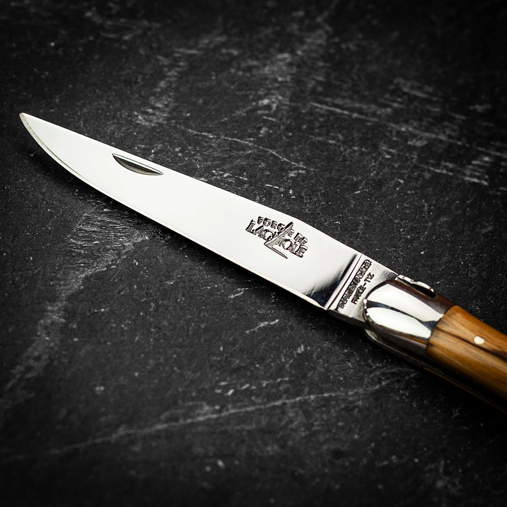 Forge De Laguiole Traditional Folding Knife, 11 Cm, High Polish Finish, Juniper Handle 5 Forge De Laguiole Traditional Folding Knife, 11 Cm, High Polish Finish, Juniper Handle - Image 3