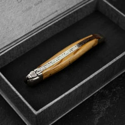 Forge De Laguiole Folding Knife High Polish Blade With Olive Handle - 11cm 15 Forge De Laguiole Folding Knife High Polish Blade With Olive Handle - 11cm -Kitchen Knife Store 1211inolbri oliveknife 1