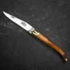 Forge De Laguiole Traditional Folding Knife, 9cm High Polish Finish, Brass Bolsters, Juniper Handle 1 Forge De Laguiole Traditional Folding Knife, 9cm High Polish Finish, Brass Bolsters, Juniper Handle -Kitchen Knife Store 129ge juniperhandle 2