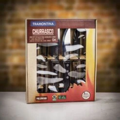 Tramontina Six Piece Jumbo Steak Knife Set - Brown -Kitchen Knife Store 1575365152 17331200