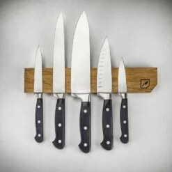 Rio Lindo Oak Wood Magnetic Knife Rack