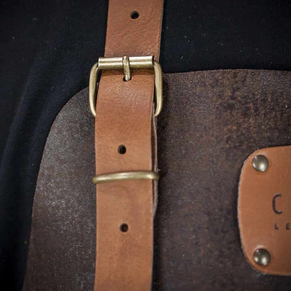 Crafted Rustic Leather Apron 7 Crafted Rustic Leather Apron - Image 5