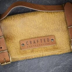 Crafted Sand Leather Knife Roll -Kitchen Knife Store 1594296385 73461600