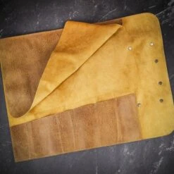Crafted Sand Leather Knife Roll -Kitchen Knife Store 1594296390 66766900