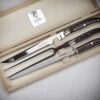 Claude Dozorme Three Piece Laguiole Carving Set With Rosewood Handle -Kitchen Knife Store 1605563313 80676100