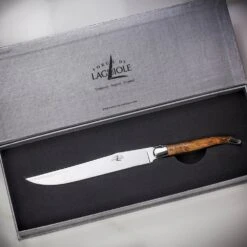 Forge De Laguiole Carving Knife With Thuya Handle -Kitchen Knife Store 1613127444 03208600