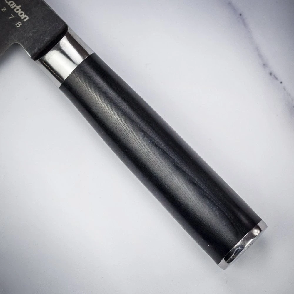 Samura MO-V Black Stonewash 6.6" Nakiri Knife 5 Samura MO-V Black Stonewash 6.6" Nakiri Knife - Image 3