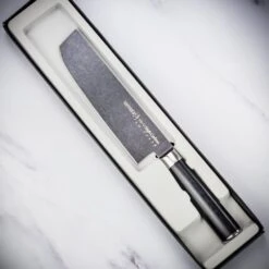 Samura MO-V Black Stonewash 6.6" Nakiri Knife 11 Samura MO-V Black Stonewash 6.6" Nakiri Knife -Kitchen Knife Store 1616150870 33116400