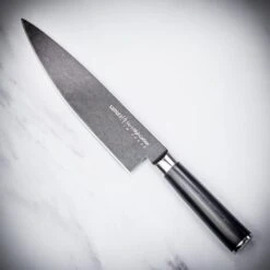 Samura MO-V Black Stonewash 8" Chef's Knife