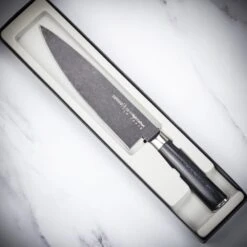 Samura MO-V Black Stonewash 8" Chef's Knife -Kitchen Knife Store 1616152890 60722200
