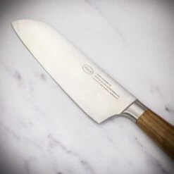 Rösle Masterclass Walnut Handle Santoku Knife -Kitchen Knife Store 1619705943 27589500