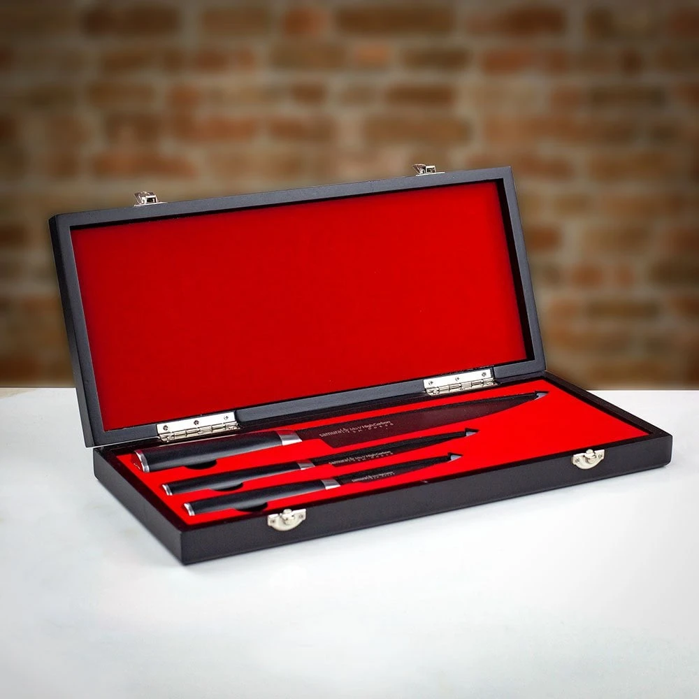 Samura MO-V Stonewash Set 3 Knives 4 Samura MO-V Stonewash Set 3 Knives - Image 2