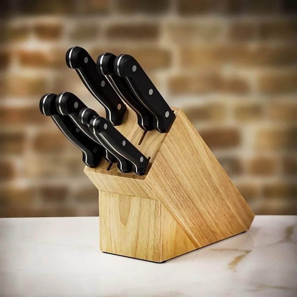 Sabatier Judge 7pc Kitchen Knife Block 3 Sabatier Judge 7pc Kitchen Knife Block