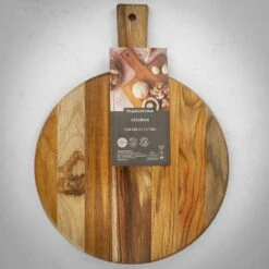 Tramontina Teak Round Chopping Board 11 Tramontina Teak Round Chopping Board -Kitchen Knife Store 1627464357 20295000