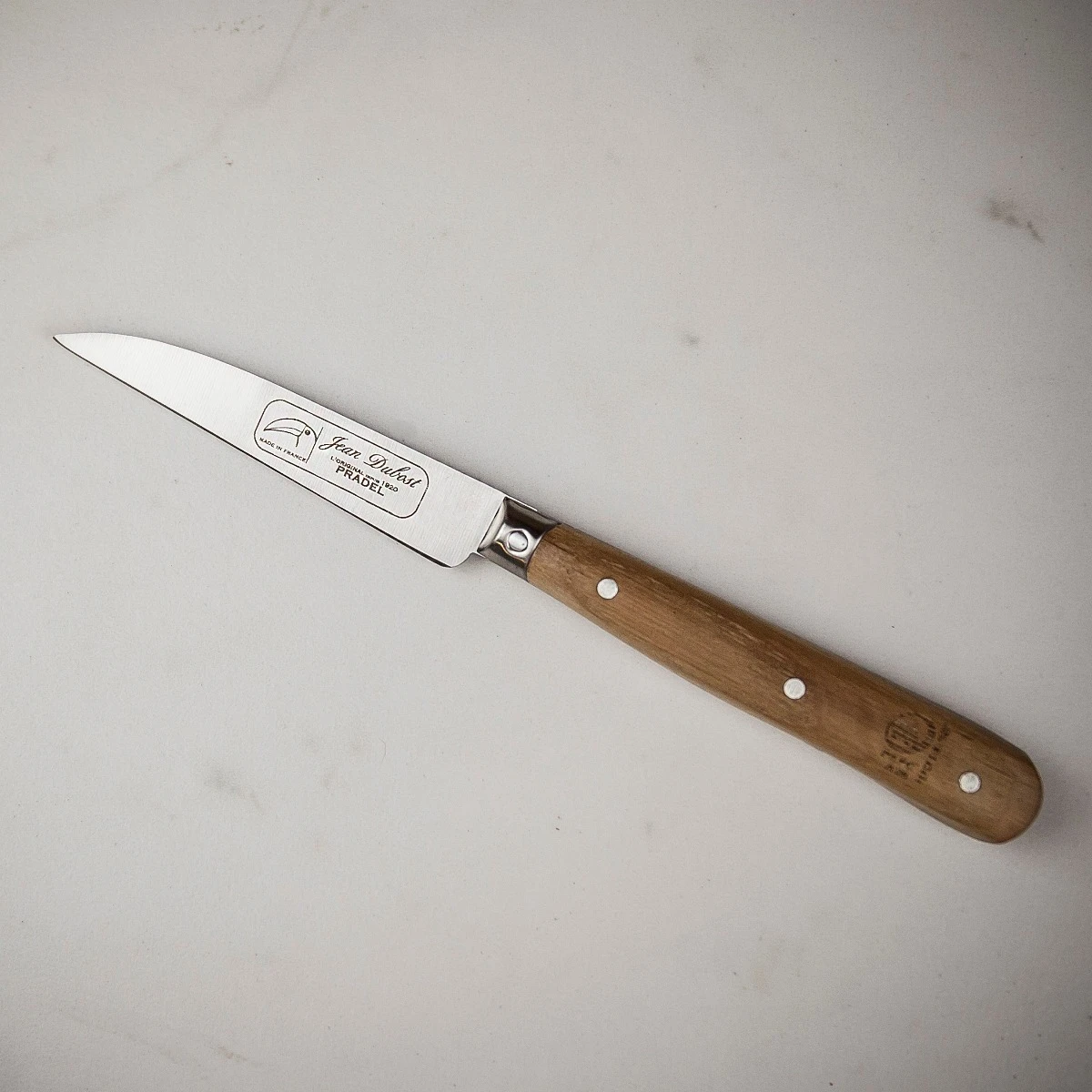 Jean Dubost Pradel 1920 Oak Handle Four Piece Kitchen Knife Set 10 Jean Dubost Pradel 1920 Oak Handle Four Piece Kitchen Knife Set - Image 8