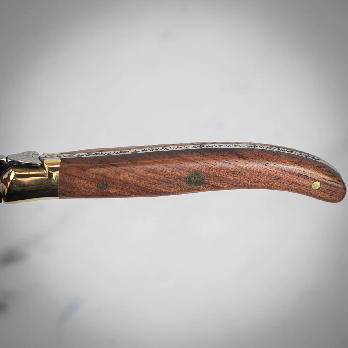 Claude Dozorme Laguiole Bread Knife In Gift Box Exotic Wood Handle 5 Claude Dozorme Laguiole Bread Knife In Gift Box Exotic Wood Handle - Image 3