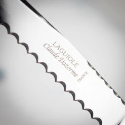 Claude Dozorme Laguiole Bread Knife In Gift Box Ebony Handle And Stainless Steel Bolsters -Kitchen Knife Store 2.60.020.70 farrar tanner detail knife