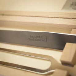 Claude Dozorme Laguiole 2pc Carving Set In Gift Box - Stainless Steel Handle -Kitchen Knife Store 2.60.020.91 farrar tanner detail