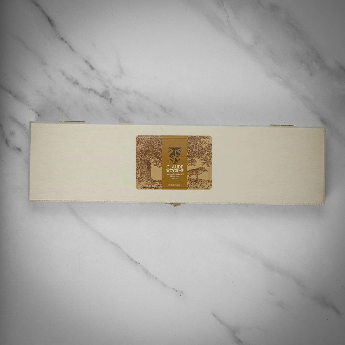 Claude Dozorme Laguiole 2pc Carving Set In Gift Box - Hell Horn Handle 9 Claude Dozorme Laguiole 2pc Carving Set In Gift Box - Hell Horn Handle - Image 7