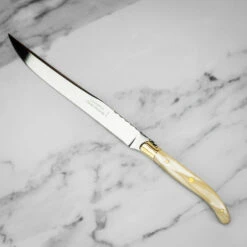 Claude Dozorme Laguiole 2pc Carving Set In Gift Box - Resin Pearl Handle 11 Claude Dozorme Laguiole 2pc Carving Set In Gift Box - Resin Pearl Handle -Kitchen Knife Store 2.60.032.56 claudedozorme carvingset 5