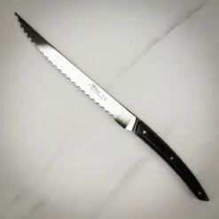 Claude Dozorme Le Thiers Bread Knife With Ebony Wood Handle -Kitchen Knife Store 2.90.020.70 farrar tanner knife
