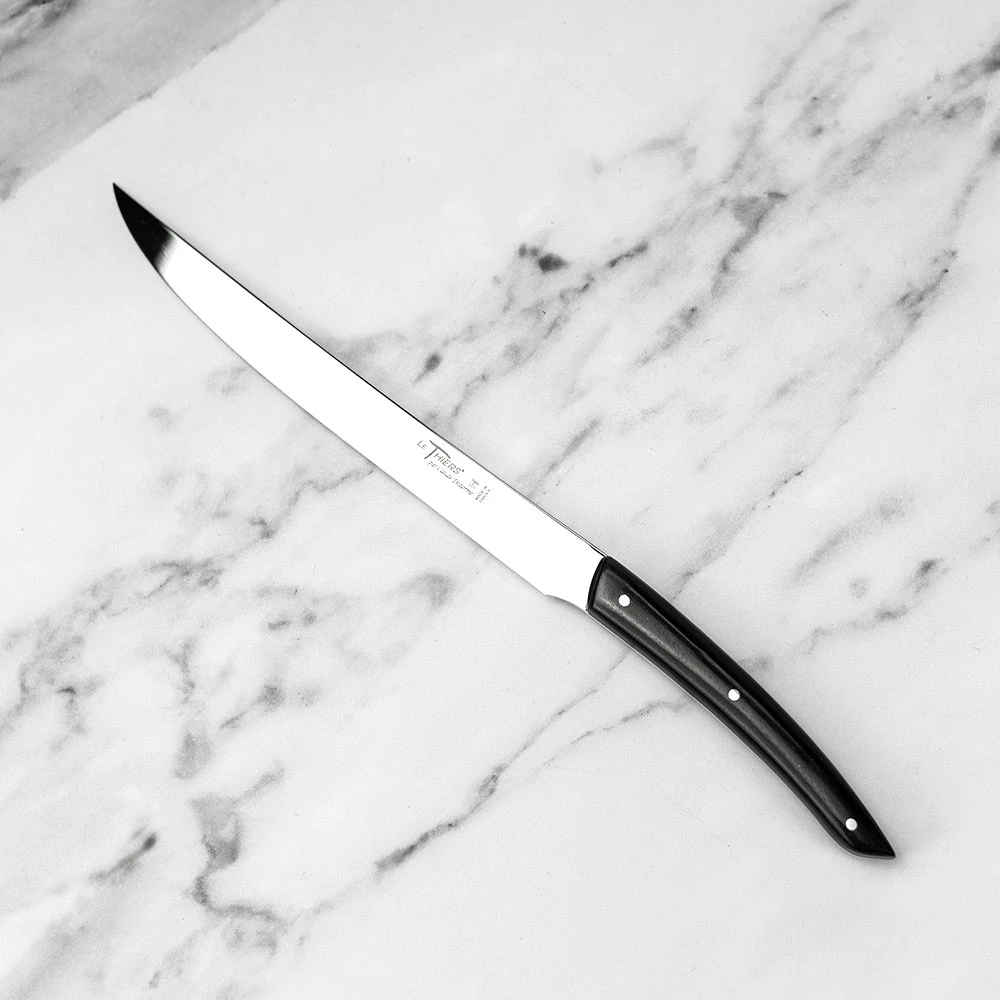 Claude Dozorme Le Theirs 2 Piece Carving Set In Gift Box - Ebony Handle 4 Claude Dozorme Le Theirs 2 Piece Carving Set In Gift Box - Ebony Handle - Image 2