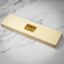 Claude Dozorme Le Thiers 2pc Carving Set In Gift Box - Polished Stainless Steel Handle -Kitchen Knife Store 2.90.032.70s claudedozorme ebonycarvingset box 1