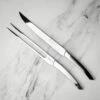 Claude Dozorme Le Thiers 2pc Carving Set In Gift Box - Polished Stainless Steel Handle