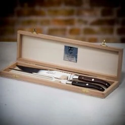 Claude Dozorme Laguiole Carving Set With Rosewood Handle 10 Claude Dozorme Laguiole Carving Set With Rosewood Handle -Kitchen Knife Store 26003248
