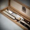 Claude Dozorme Laguiole Carving Set With Rosewood Handle 1 Claude Dozorme Laguiole Carving Set With Rosewood Handle -Kitchen Knife Store 26003248 2