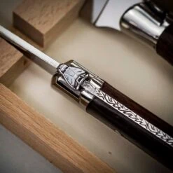 Claude Dozorme Laguiole Carving Set With Rosewood Handle 12 Claude Dozorme Laguiole Carving Set With Rosewood Handle -Kitchen Knife Store 26003248 5