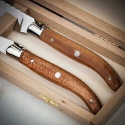 Claude Dozorme Laguiole Carving Set With Exotic Wood Handle 16 Claude Dozorme Laguiole Carving Set With Exotic Wood Handle -Kitchen Knife Store 26003250 3