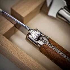 Claude Dozorme Laguiole Carving Set With Exotic Wood Handle 15 Claude Dozorme Laguiole Carving Set With Exotic Wood Handle -Kitchen Knife Store 26003250 5 1