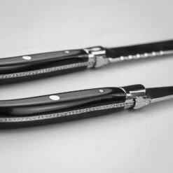 Claude Dozorme Laguiole Carving Set With Ebony Wood Handle -Kitchen Knife Store 26003270 ebonycarvebee product2