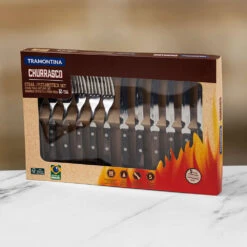 Tramontina 12 Piece Churrasco Cutlery Set -Kitchen Knife Store 29899 199 tramontina cutlery 12 piece set box