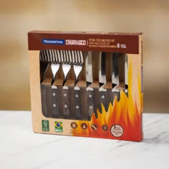 Tramontina 8 Piece Churrasco Cutlery Set -Kitchen Knife Store 29899 296 tramontina cutlery 8 piece set box