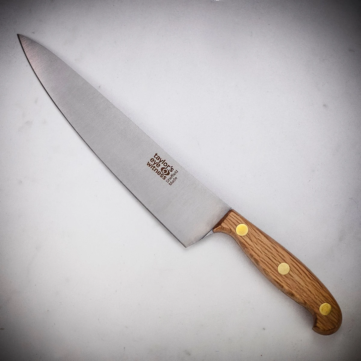 Taylor's Eye Witness Heritage Oak 8" Chef's Knife 3 Taylor's Eye Witness Heritage Oak 8" Chef's Knife