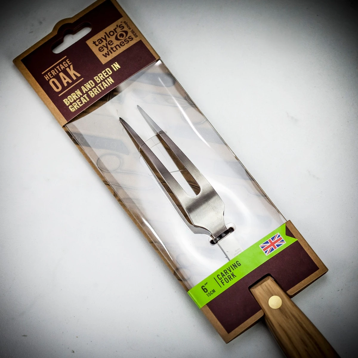 Taylor's Eye Witness Heritage Oak 6" Carving Fork 5 Taylor's Eye Witness Heritage Oak 6" Carving Fork - Image 3