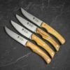 Claude Dozorme Set Of 4 XL Steak Knives In Oak Gift Box - Olive Wood Handles -Kitchen Knife Store 5.10.079.89ot xl olivewood steak knife 2