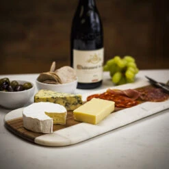 Naturals Long Marble Acacia Serve Board 8 Naturals Long Marble Acacia Serve Board -Kitchen Knife Store 5200189 acaciaserveboard3