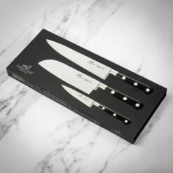Sabatier International Licorne 3 Knife Set - Paring Knife, Chef’s Knife & Bread Knife -Kitchen Knife Store 580a5305