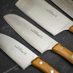 Claude Dozorme Berlingot 4pc Chef's Knife Set In Olive Wood 18 Claude Dozorme Berlingot 4pc Chef's Knife Set In Olive Wood -Kitchen Knife Store 6.13.504.89m claudedozorme berlingot olivewood knives steak 3