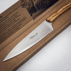 Claude Dozorme Le Thiers Carving Knife With Olive Wood Handle -Kitchen Knife Store 6.90.114.89 olive15 detail3