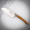 Claude Dozorme Santoku Knife Olive Wood Handle With Hollow Edge -Kitchen Knife Store 6.90.119.89mal 1