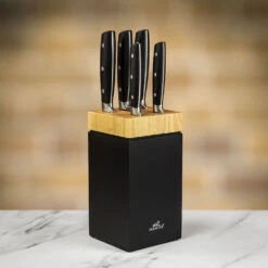 Sabatier International Seattle Block With 5 Janus Knives